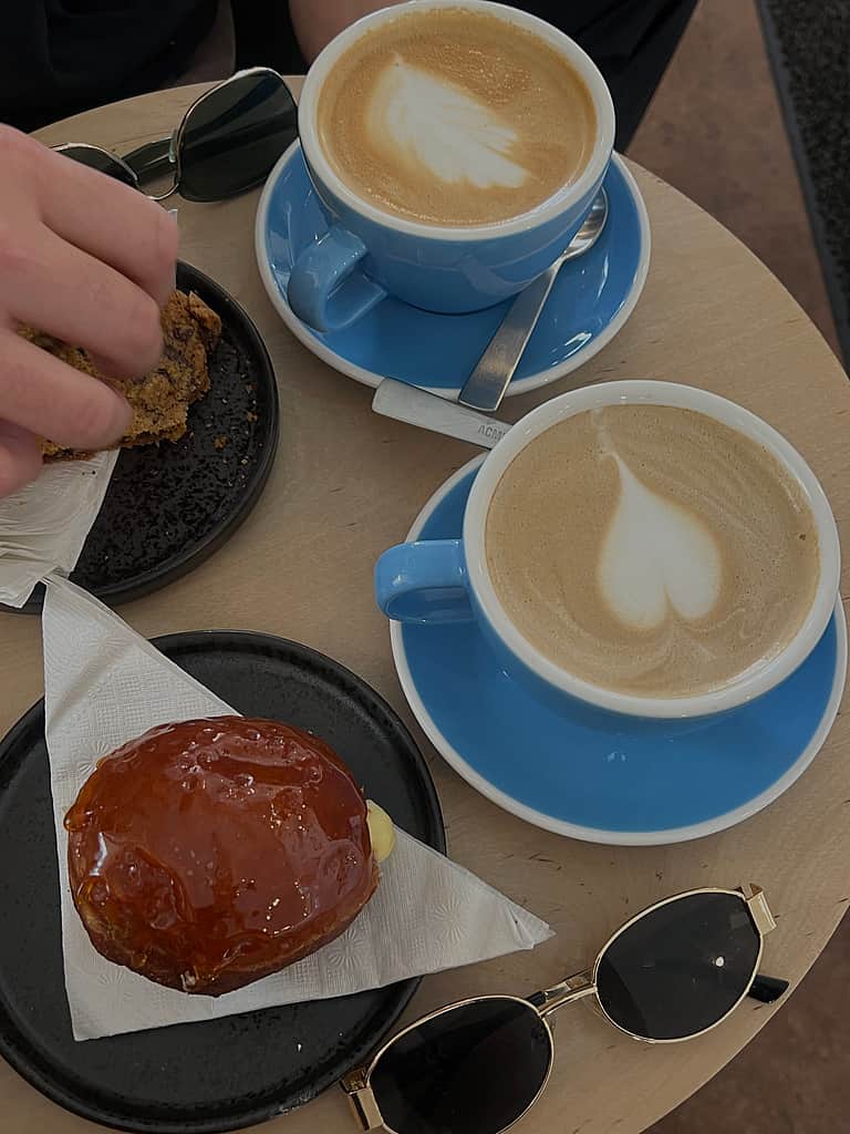 ハートアートのコーヒー